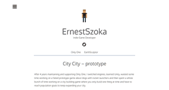 Desktop Screenshot of ernestszoka.com