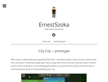 Tablet Screenshot of ernestszoka.com